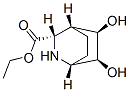 2-아자비시클로[2.2.2]옥탄-3-카르복실산,5,6-디히드록시-,에틸에스테르,(1R,3S,4R,5R,6S)-(9CI) 구조식 이미지