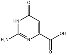 4-Pyrimidinecarboxylic acid, 2-amino-1,6-dihydro-6-oxo- (9CI) Structure
