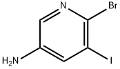 6-BROMO-5-IODOPYRIDIN-3-AMINE Structure