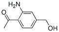 Ethanone, 1-[2-amino-4-(hydroxymethyl)phenyl]- (9CI) 구조식 이미지