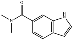 N,N-dimethyl-1H-indole-6-carboxamide Structure