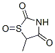 2,4-Thiazolidinedione,5-methyl-,1-oxide(9CI) Structure