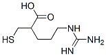 2-mercaptomethyl-5-guanidinopentanoic acid Structure