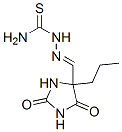 [(2,5-dioxo-4-propyl-imidazolidin-4-yl)methylideneamino]thiourea 구조식 이미지