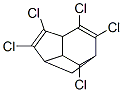 2,3,4,5,7-Pentachloro-3a,6,7,7a-tetrahydro-1,6-methano-1H-indene Structure
