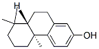 2-Phenanthrenol, 4b,5,6,7,8,8a,9,10-octahydro-4b,8,8-trimethyl-, (4bS,8aS)- Structure