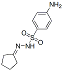4-amino-N-(cyclopentylideneamino)benzenesulfonamide Structure
