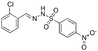 N-[(2-chlorophenyl)methylideneamino]-4-nitro-benzenesulfonamide Structure