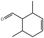 3,5-디메틸시클로헥스-1-엔-4-카르복스알데히드 구조식 이미지
