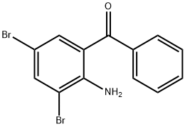 2-AMINO-3,5-DIBROMOBENZOPHENONE Structure