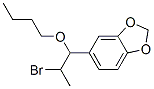 5-(2-bromo-1-butoxy-propyl)benzo[1,3]dioxole 구조식 이미지