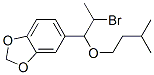 5-[2-bromo-1-(3-methylbutoxy)propyl]benzo[1,3]dioxole 구조식 이미지