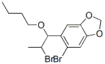 6-bromo-5-(2-bromo-1-butoxy-propyl)benzo[1,3]dioxole Structure