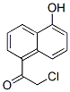 Ethanone, 2-chloro-1-(5-hydroxy-1-naphthalenyl)- (9CI) 구조식 이미지