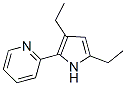 Pyridine, 2-(3,5-diethyl-1H-pyrrol-2-yl)- (9CI) Structure