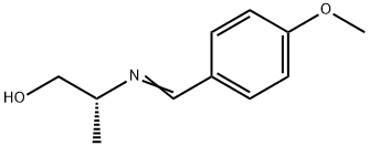 1-Propanol,2-[[(4-methoxyphenyl)methylene]amino]-,(2R)-(9CI) 구조식 이미지