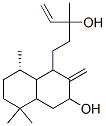 1-(3-Hydroxy-3-methyl-4-pentenyl)-5,5,8a-trimethyl-2-methylenedecalin-3-ol 구조식 이미지