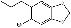 6-Propyl-benzo[1,3]dioxol-5-ylamine Structure