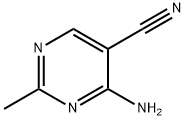 4-AMINO-2-METHYLPYRIMIDINE-5-CARBONITRILE Structure
