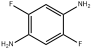 2,5-Difluorophenylene-1,4-diamine, 1,4-Diamino-2,5-difluorobenzene 구조식 이미지