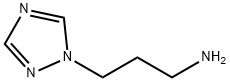 1H-1,2,4-트리아졸-1-프로판아민 구조식 이미지