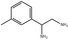 1,2-에탄디아민,1-(3-메틸페닐)- 구조식 이미지