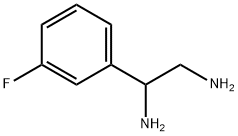 1,2-Ethanediamine,  1-(3-fluorophenyl)- 구조식 이미지