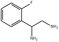 1,2-에탄디아민,1-(2-플루오로페닐)- 구조식 이미지