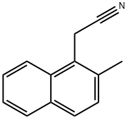 (2-methyl-1-naphthyl)acetonitrile 구조식 이미지