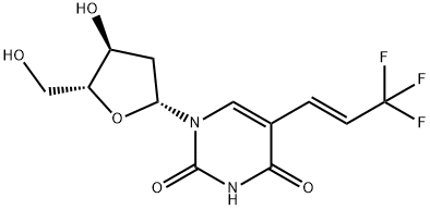 5-(3,3,3-trifluoro-1-propenyl) 2'-deoxyuridine Structure