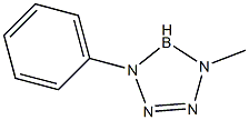 1-Methyl-4-phenyl-4,5-dihydro-1H-tetrazaborole 구조식 이미지