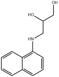 3-(1-naphthylamino)propane-1,2-diol 구조식 이미지