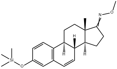 3-(Trimethylsiloxy)-1,3,5(10),6-estratetren-17-one O-methyl oxime 구조식 이미지