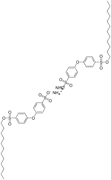 diammonium dodecyl-4-(4-sulphonatophenoxy)benzenesulphonate 구조식 이미지