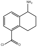 1-Naphthalenecarbonyl chloride, 5-amino-5,6,7,8-tetrahydro- (9CI) 구조식 이미지
