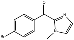 (4-bromophenyl)(1-methyl-1H-imidazol-2-yl)methanone 구조식 이미지