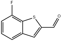 7-fluorobenzo[b]thiophene-2-carbaldehyde 구조식 이미지