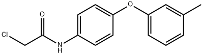 2-CHLORO-N-[4-(3-METHYLPHENOXY)PHENYL]ACETAMIDE 구조식 이미지
