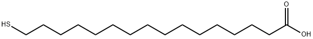 16-MERCAPTOHEXADECANOIC ACID 구조식 이미지