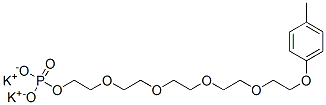 디칼륨14-(p-톨릴옥시)-3,6,9,12-테트라옥사테트라데실인산염 구조식 이미지
