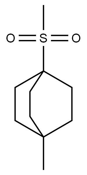 1-Methyl-4-(methylsulfonyl)bicyclo[2.2.2]octane 구조식 이미지