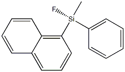 (R)-Methylfluorophenyl(1-naphtyl)silane 구조식 이미지
