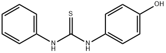 N-(4-hydroxyphenyl)-N'-phenylthiourea Structure