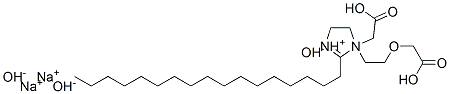 disodium 1-[2-(carboxymethoxy)ethyl]-1-(carboxymethyl)-2-heptadecyl-4,5-dihydro-1H-imidazolium hydroxide Structure