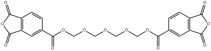 oxybis(methyleneoxymethylene) bis(1,3-dihydro-1,3-dioxoisobenzofuran-5-carboxylate) 구조식 이미지