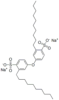 disodium 4,4'-oxybis[decylbenzenesulphonate] 구조식 이미지