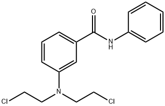N-Phenyl-3-[bis(2-chloroethyl)amino]benzamide 구조식 이미지