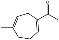 Ethanone, 1-(5-methyl-1,5-cycloheptadien-1-yl)- (9CI) 구조식 이미지