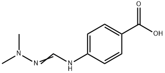 Benzoic acid, 4-[[(dimethylamino)iminomethyl]amino]- (9CI) 구조식 이미지