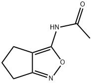 Acetamide, N-(5,6-dihydro-4H-cyclopent[c]isoxazol-3-yl)- (9CI) 구조식 이미지